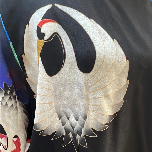 ANNE NAMBA Multicolored 3/4 Sleeve Asymmetrical Blouse - Picture 4 of 6